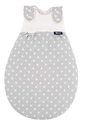 Alvi Baby Mäxchen Außensack Tencel/Baby-Schlafsack mitwachsend & atmungsaktiv/Sommerschlafsack & leichter Schlafsack klimareg