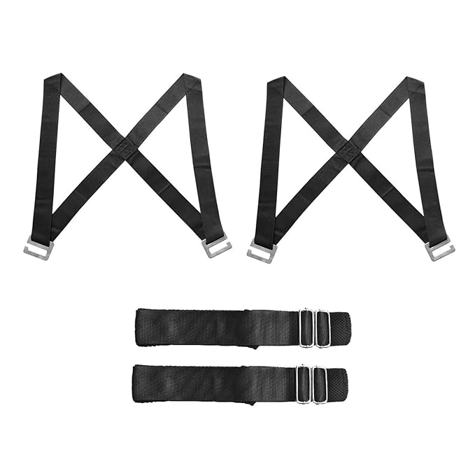 Tragegurt, Transportgurt 2 Personen Umzug und Hebebänder leicht bewegen, heben, tragen, Balance und sichere Möbel, Stress red