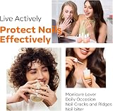 Modelones 8 in 1 Ridge Filler Nail Strengthener Base Coat 15ml Clear view 9