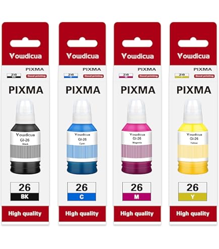 Canon 使用済みインク　26個 Amazon.com: Canon GI-26 Genuine Pigment Black Ink Bottle