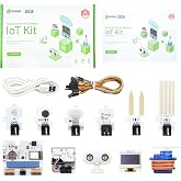 ELECFREAKS microbit Smart Science IoT Kit Octopus Series Sensor, microbit Sensor Starter Kit Data to The Cloud Internet with RTC Timing and WiFi Module, Environment Experiment Kit(Without microbit)