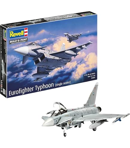 Amazon.com: Trumpeter EF-2000A Eurofighter Typhoon Model Kit