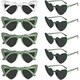 PartyGifts&beyond Bachelorette Sunglasses Heart Sunglasses 10 Packs Bride Squad Sunglasses for Bachelorette Party Favors