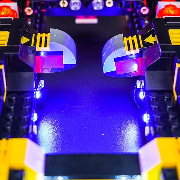 HILIGHTING UPGRADED LED LIGHT KIT COMPATIBLE WITH LEGO BLACKTRON RENEGADE BUILDING SET, LIGHTS DECORATION COMPATIBLE WITH LEGO 10355 (MODEL NOT INCLUDED)