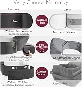Momcozy Baby Hip Seat Carrier 0-36 Months 3D Belly Pad Black view 8