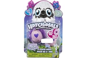 TOYS R US EXCLUSIVE OWLICORN Hatchimals CollEGGtibles Season 2 2-Pack + Nest