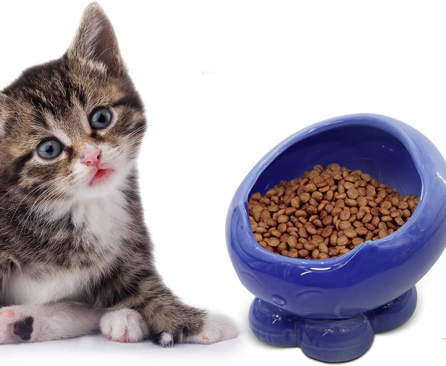 ceramic cat feeder