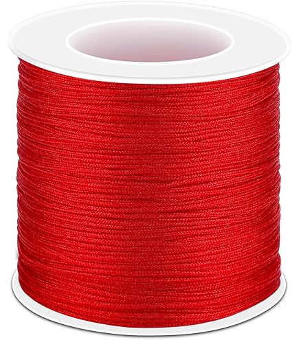 Fot Knot ball_charm 新品 Amazon.com: 100M x 0.8mm Nylon Chinese Knot Cord Rattail