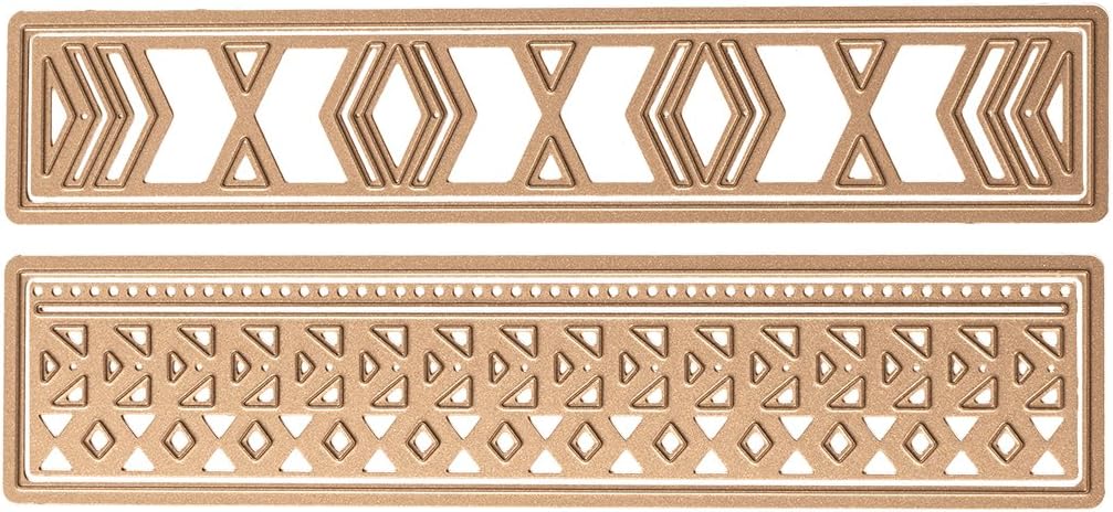 Spellbinders Shapeabilities Tribal Borders Die, Brown, 19.6 x 12.4 x 0.2 cm - Image 4