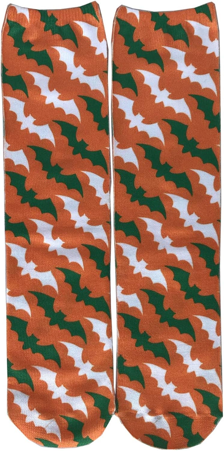 SherryDC Mens Novelty Funny Crazy Graphic Photo 3D Print Casual Long Crew Tube Socks