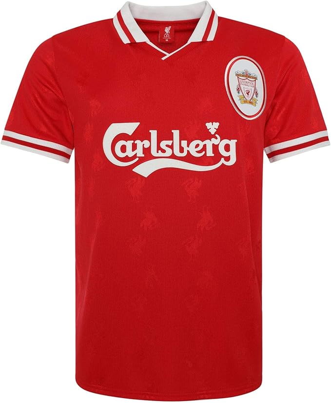 Liverpool FC Retro 96/98 Home Shirt LFC Official Red: Amazon.co.uk: Clothing