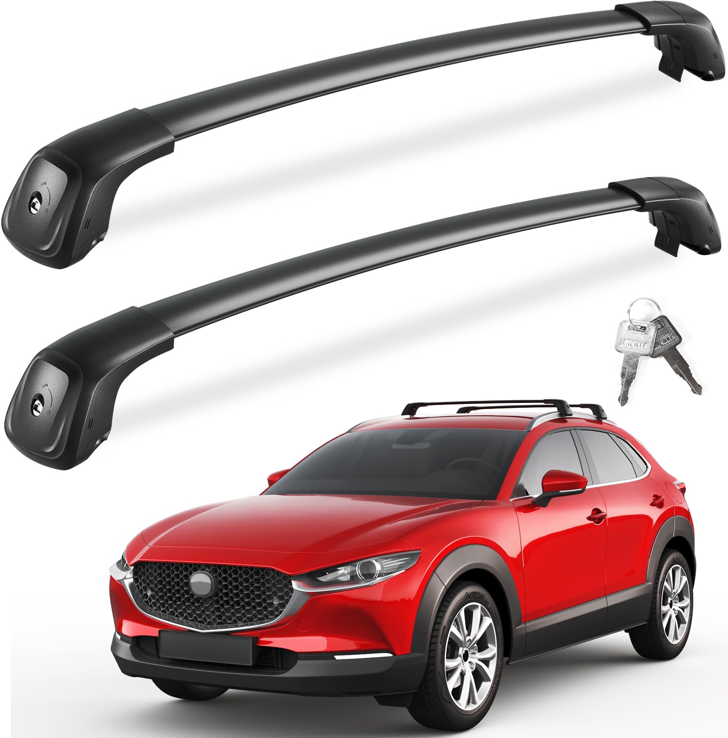 Barres Transversales Galerie Toit Lot De 2