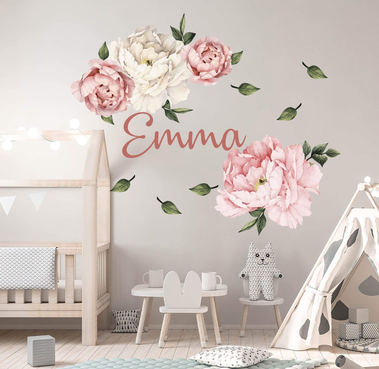 floral wall decor nursery