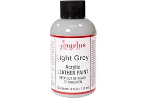 Angelus Acrylic Leather Paint-4 Oz.-Light Grey
