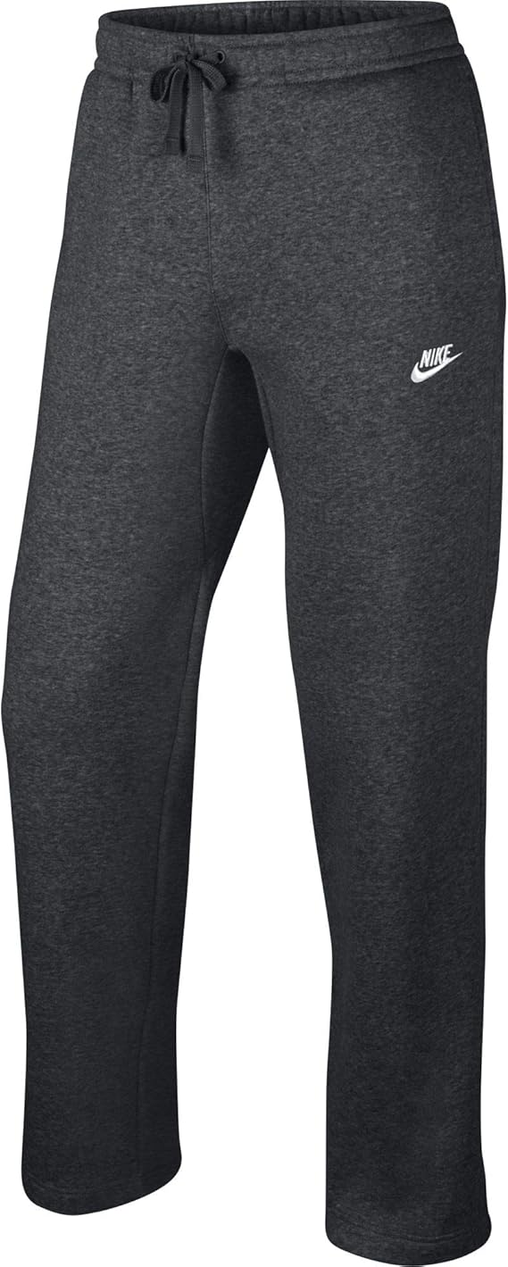 nike mens club open hem swoosh sweatpants