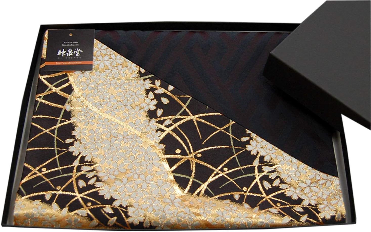 SHINSENDO Kimono Table Runner 120x30cm　 (Pattern Name:Miyabi)