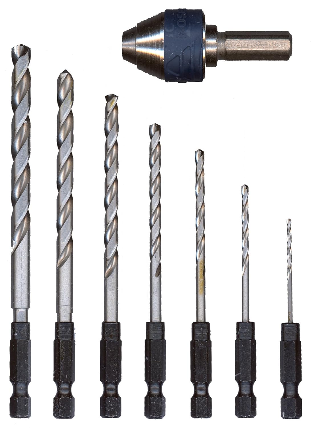 Bosch Cc2110 Clic Change 8 Piece Twist Drill Bit Assortment With