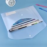 ASTARON 10 Pack A4 Plastic Envelopes Folders Clear 5 Colors 33.5x23.5cm view 7