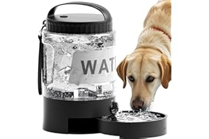 PETDOTT 98oz Travel Water Bowl for Dogs, Dog Travel Water Bottle, Dog Water Bowl Dispenser Portable, Dog Camping Essentials for Outdoor, Upgraded Large Pet Water Bottle, Travel Dog Water Bowl, Bpa Free