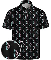 Funny Golf Shirts for Men Crazy Funny Golf Polo