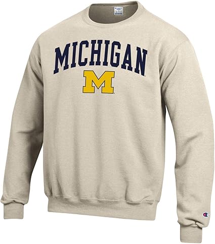 yellow michigan crewneck