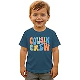 SANIXJOO Toddler Cousin Crew T-Shirt Big Cousin Crewneck Pullover Tee Baby Girl Boy Short Sleeve Casual Unisex Summer Tops