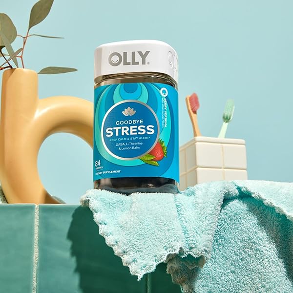 OLLY OLLY GOOD BYE STRESS GUMMIES (84COUNT), 84COUNT