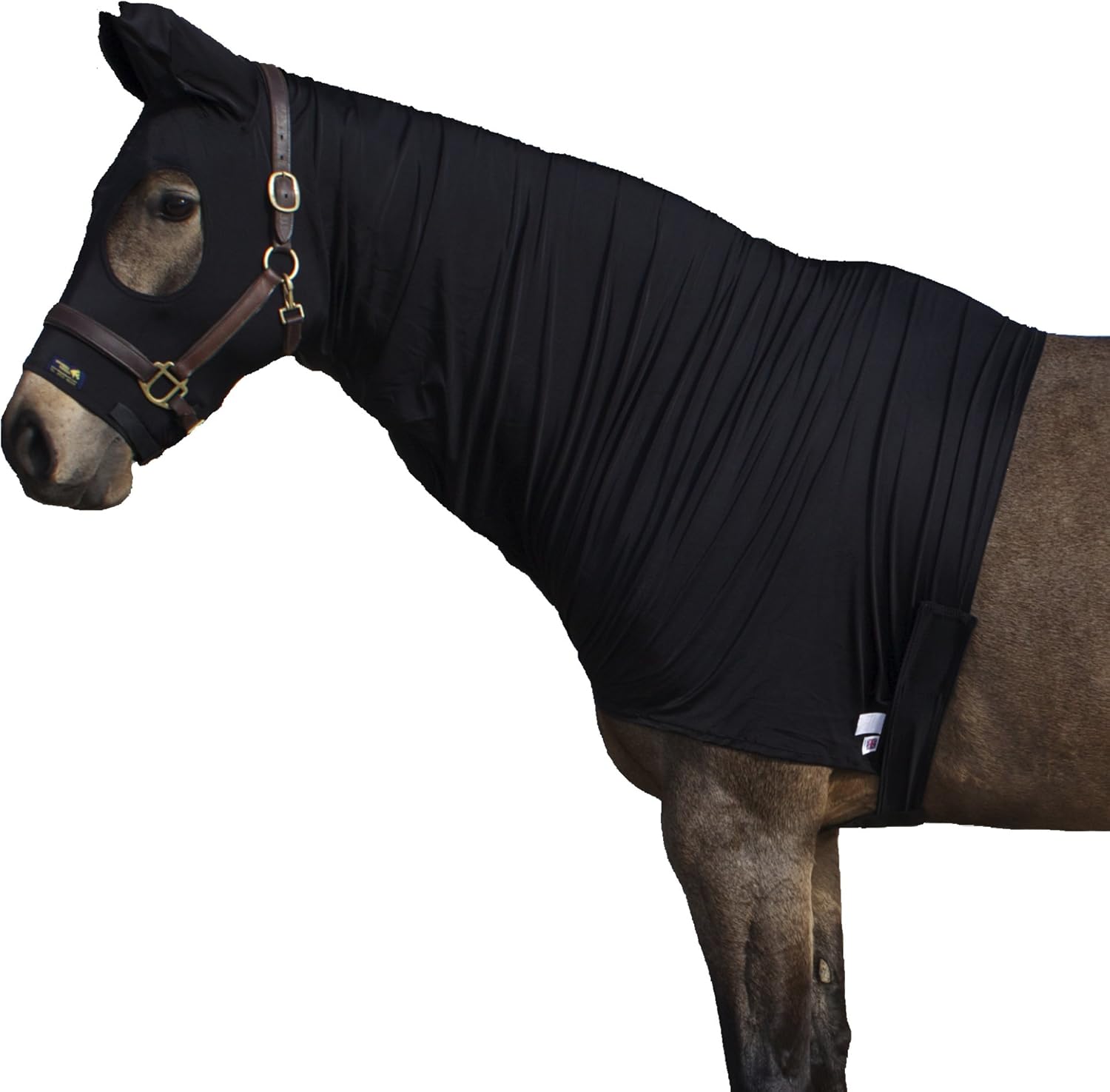 Snuggy Hoods Ltd Shiny Show Hood Stretch Lycra Horse Hood 3 Colours