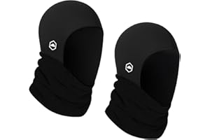 Tough Headwear Winter Neck Warmer-Fleece Balaclava, Ski Mask For Men & Women, Cold Weather, Motorcycle Helmet Liner