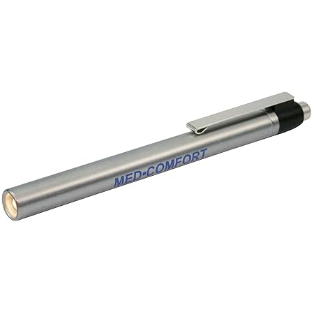 MED-COMFORT Diagnostikleuchte silber inkl. Batterien
