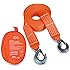 JCHL Tow Strap Heavy Duty with Hooks 2”x20’ 15,000LB Recovery Strap 6,8 Tons Towing Strap with Safety Hooks Polyester