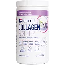 LEANFIT COLLAGEN & SLEEP™ Blue Lavender Latte - 7g Collagen + ...