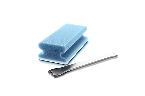 Premium Grillschaber SET - Erstklassige Qualität - Universell für jeden Grillrost anwendbar - Ermöglicht eine einfache und sc