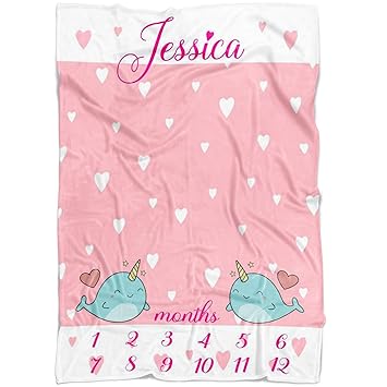 narwhal baby blanket