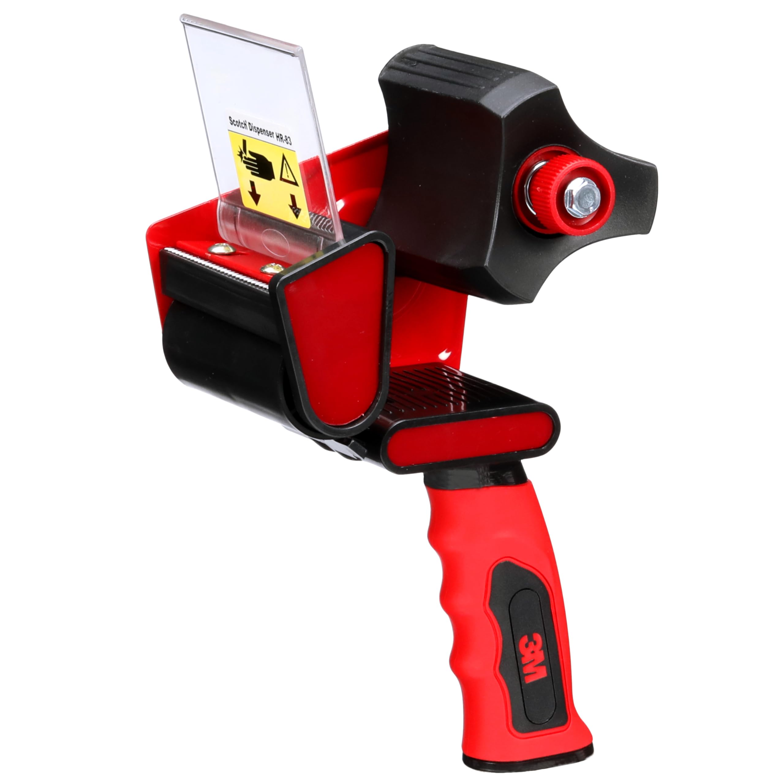 Scotch Box Sealing Tape Dispenser HR83, Portable, Hand-Held, High-Impact Plastic, 3 in, 6/Case