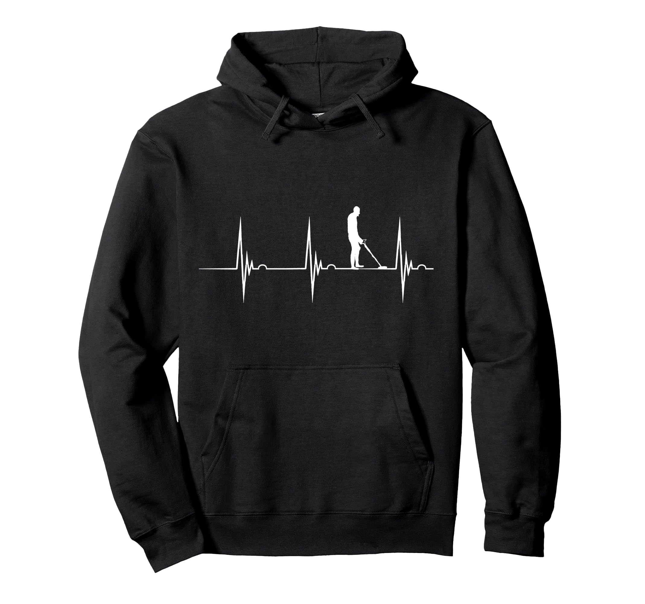 Probeater Probe Heartbeat ECG Pulse Treasure Hunt Pullover Hoodie