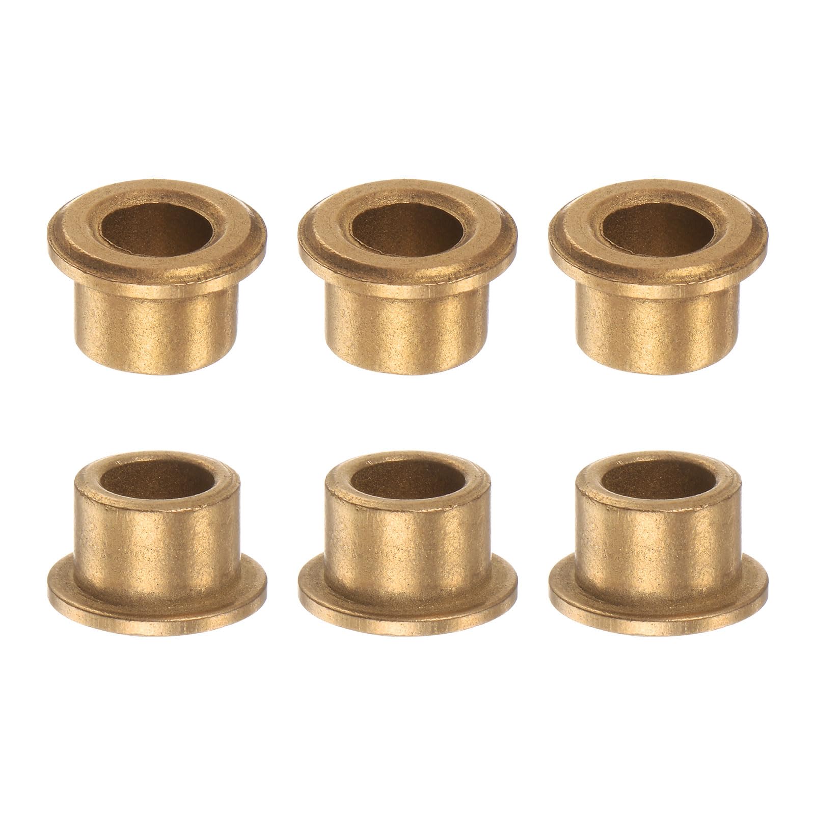 HARFINGTON 6pcs Flange Bearing Sleeve 8mm Bore 12mm