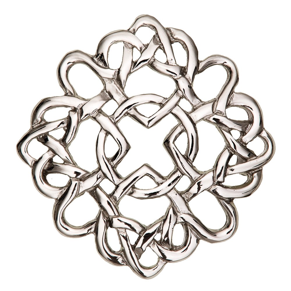 Four Marys Celtic Pewter Brooch - Made in Scotland by Art Pewter - B602