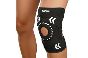 Knee Support Brace for Women Men, Knee Brace for Meniscus Tear, Arthritis Pain, Adjustable Knee Compression Brace with Side S