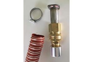 INNOVATIVE GENERATOR SOLUTIONS GenExhaust Compatible with Honda EU6500iS/EU7000iS Generator 1-1/2" Quick Disconnect Silicone Exhaust Extension 4 Foot Length