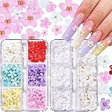 3D Flower Nail Charms, 2 Boxes 3D Acrylic Flower