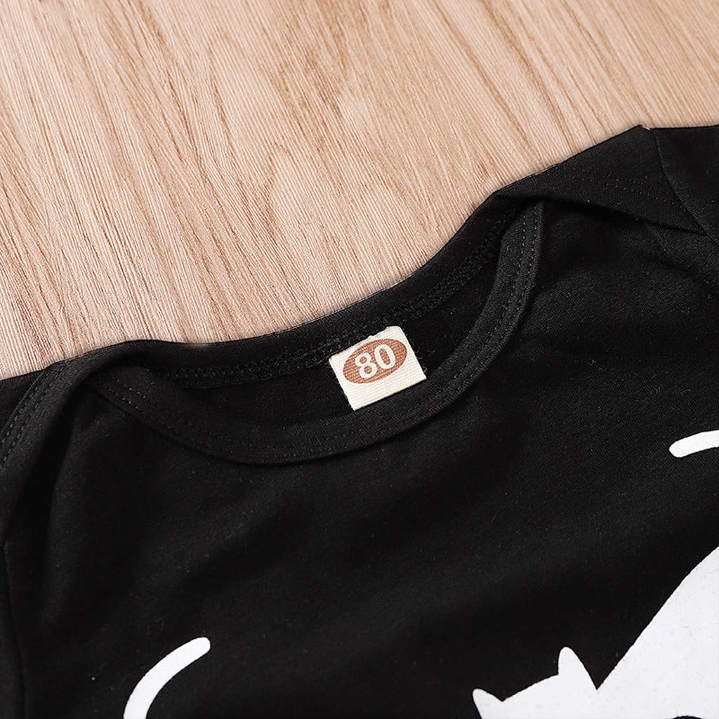 Baby Party Dress Girl Boy Clothes Black Bat Costume Cloak Romper Party Dress Cosplay (0-18 Months)