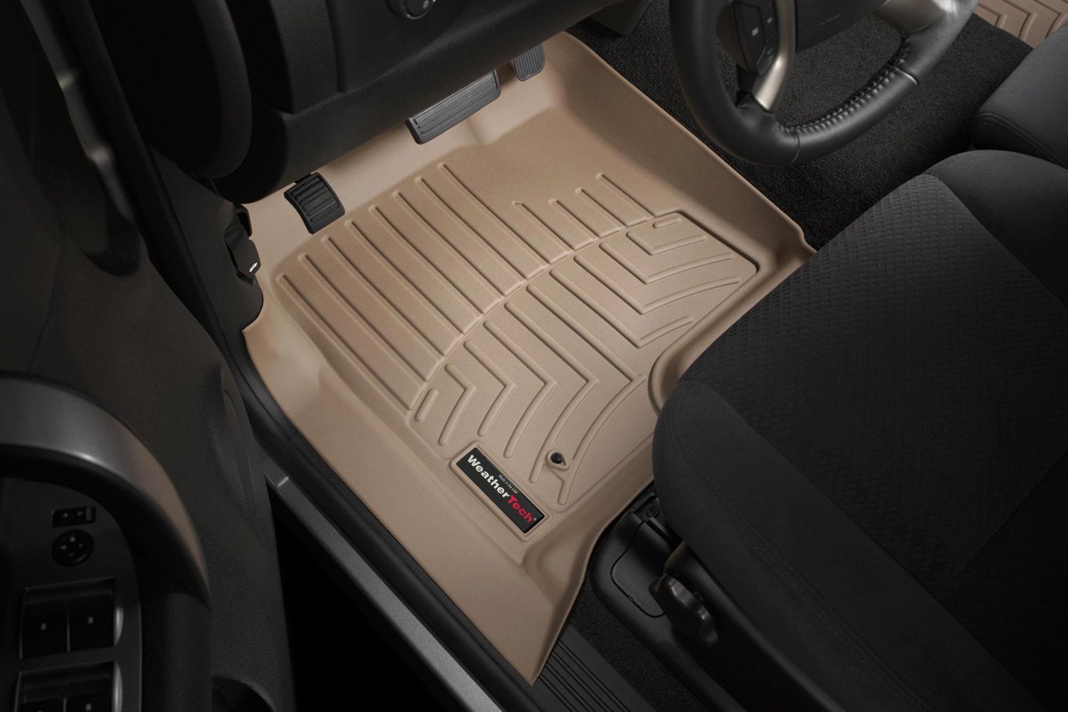 2007 2014 Gmc Yukon Front Set Weathertech Custom Floor Mats Liners Tan