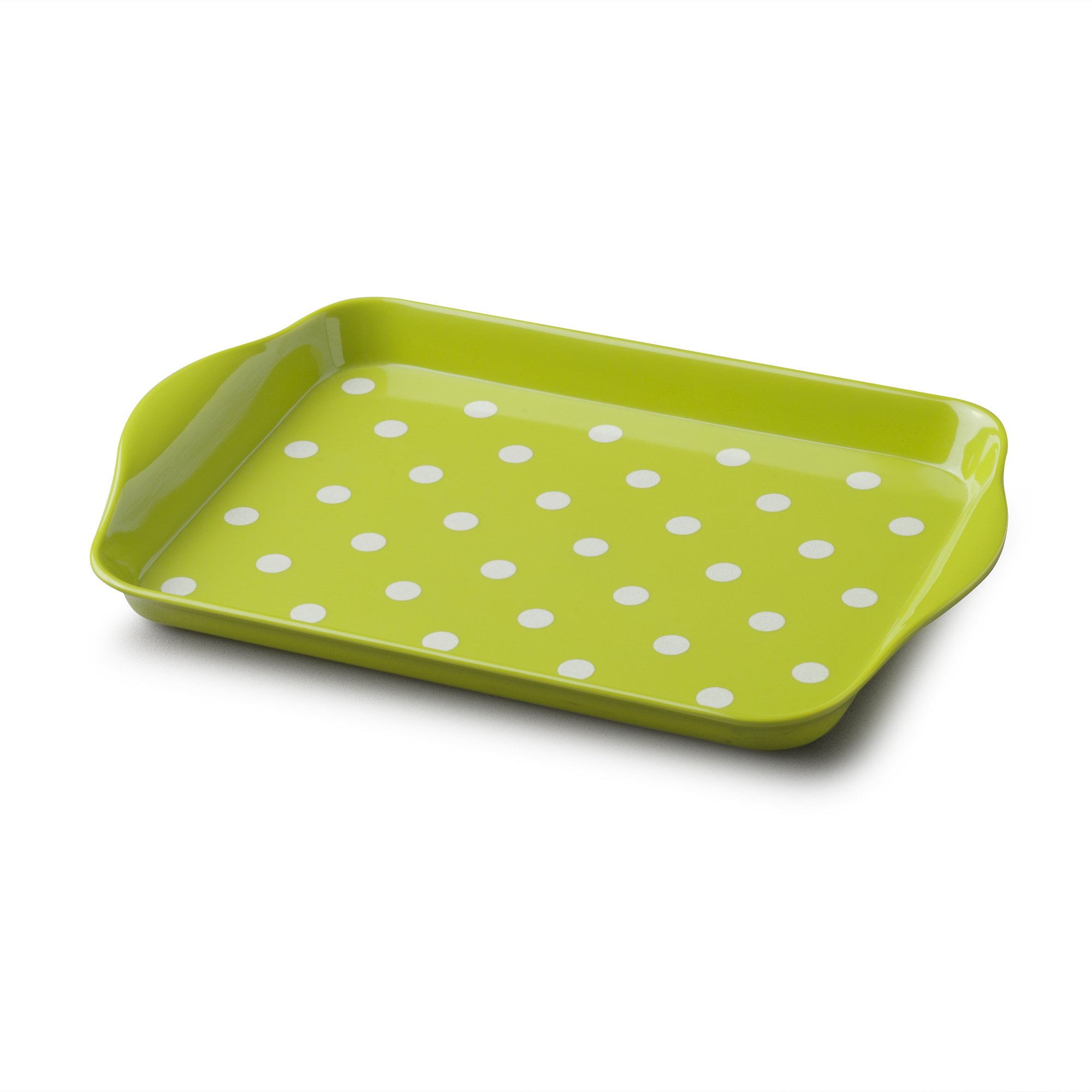 Zeal G200L Mini Serving Tray, Dotty Design 18cm x 14cm Lime — image 1