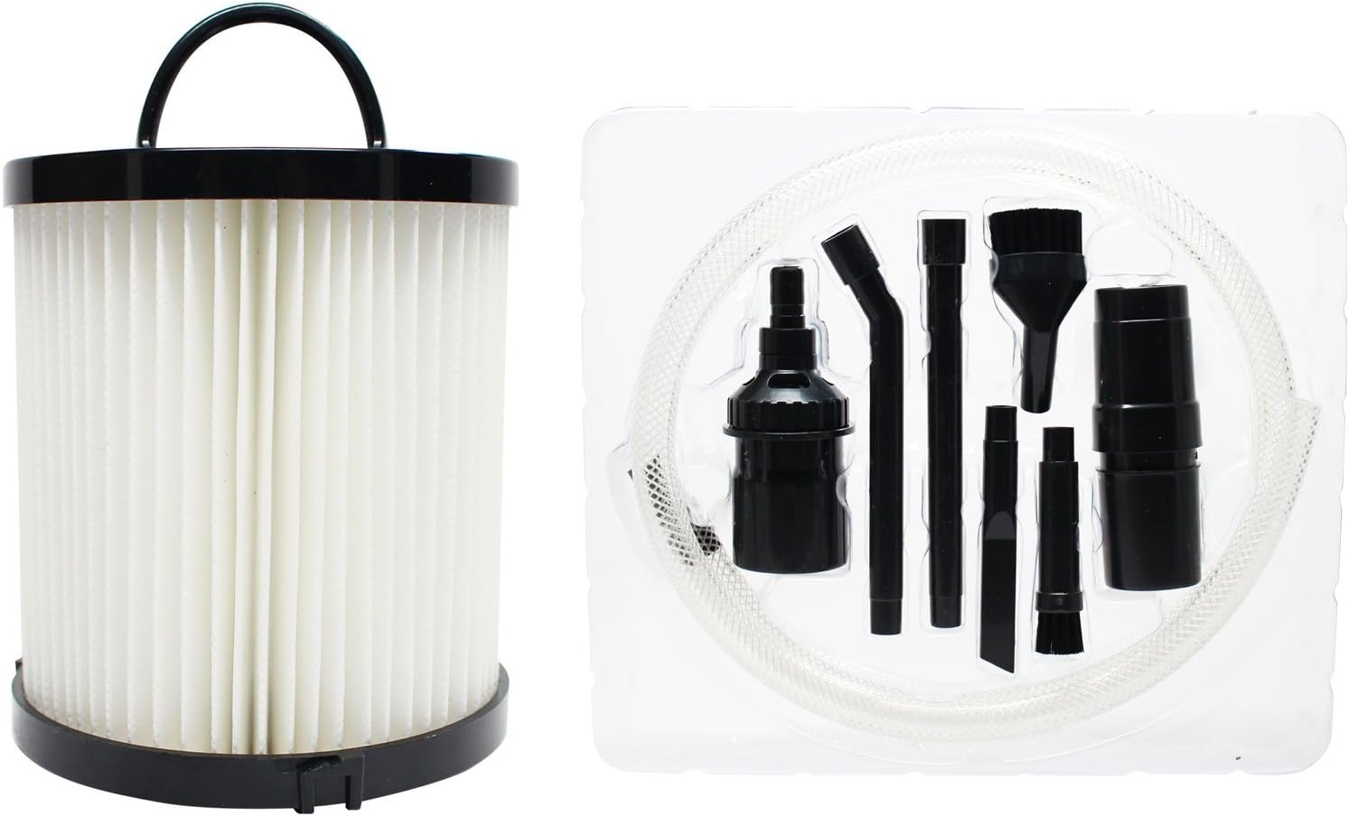 Upstart Battery Replacement for Eureka 4236AZ Comfort Clean Upright Vacuum Dust Cup Filter with 7-Piece Micro Vacuum Attachment Kit - Compatible with Eureka DCF-21 Filter