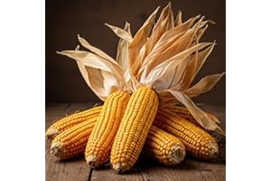 CZ GRAIN Ears of Corn with Husks Attached - Fall Decor, Wedding, Event, Family Holilday Decoration, Wedding, Thanksgiving (24 Ears)