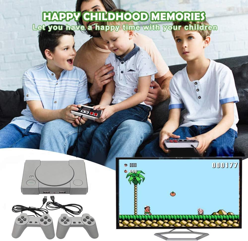 Donop Retro Game Console, Classic Video Games System Consoles Built-in 620 Games with 2 Classic Controllers for Family TV AV Output: Computers & Accessories