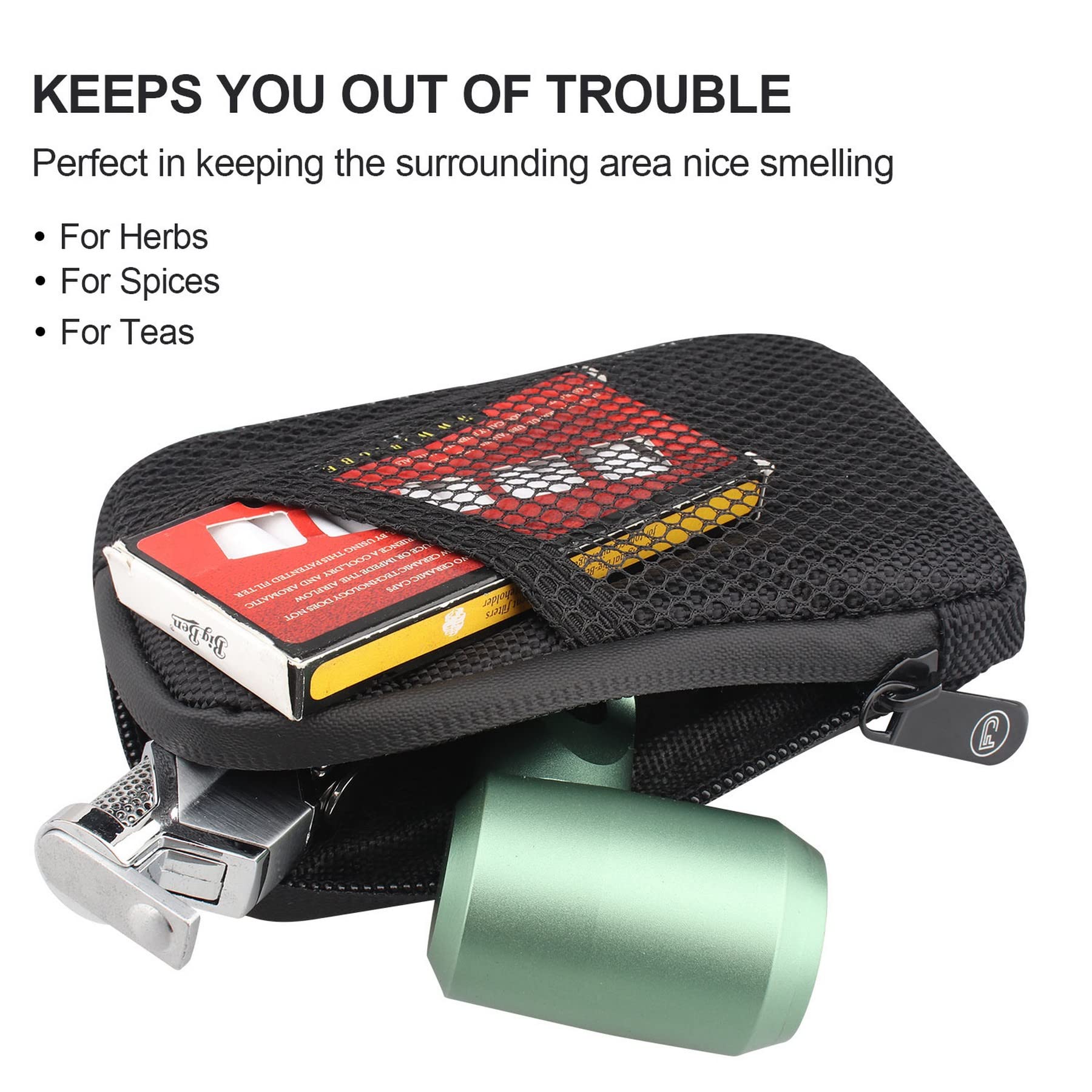 FIREDOG Smell Proof Pouch Bags for Travel Storage