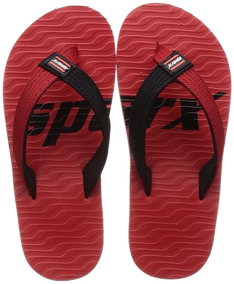 sparx slippers red