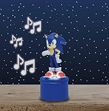 Lexibook Sonic Nightlight with Speaker NS01SN Blue Battery Powered view 2